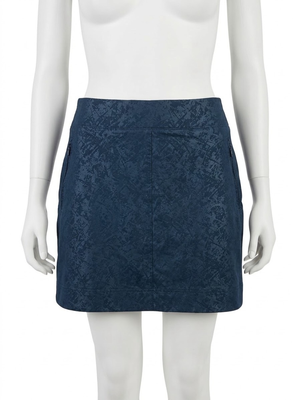 Orvis Navy Jacquard Mini Skort